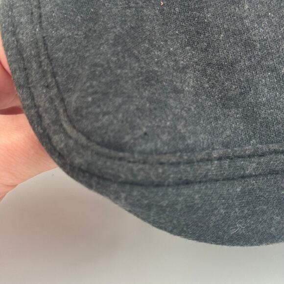 Fendi Charcoal Grey Gray Wool Baguette Dark Gray Gunmetal Hardware Shoulder Bag - Picture 5 of 11